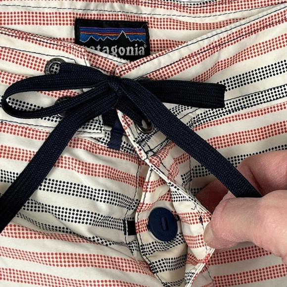 Patagonia Men’s Striped Swim Board Shorts Size 36 - Picture 3 of 9
